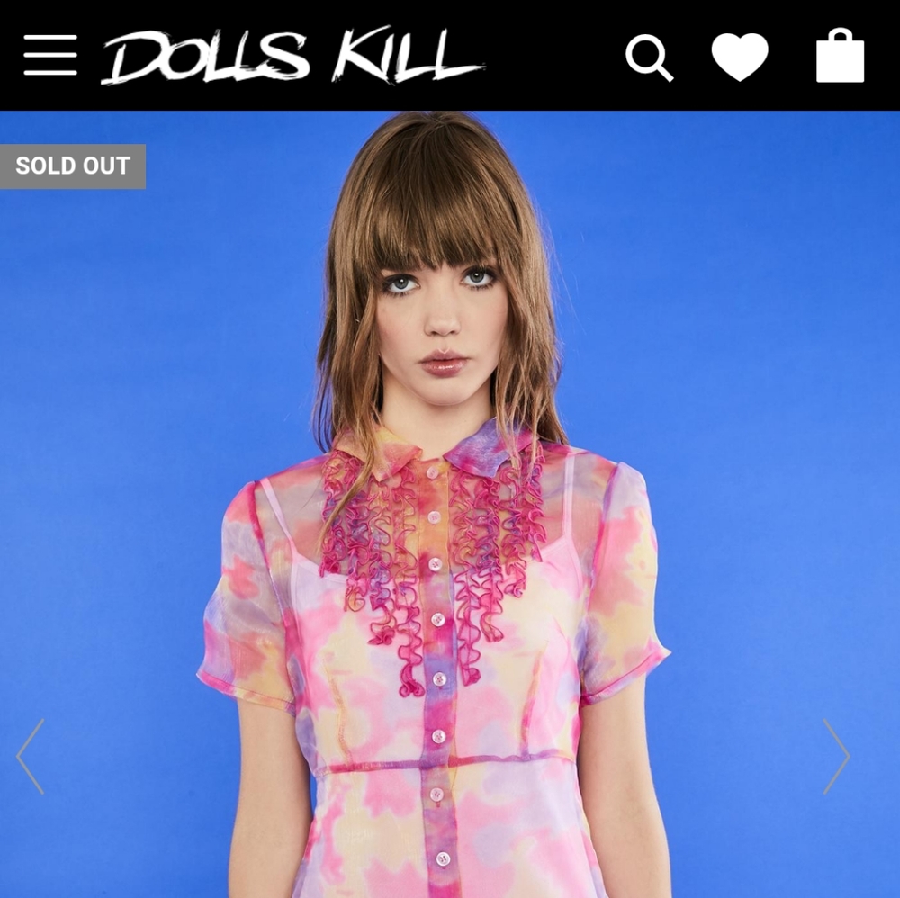 dELiA*s by Dolls Kill Candy Crushin' Shirt Dress